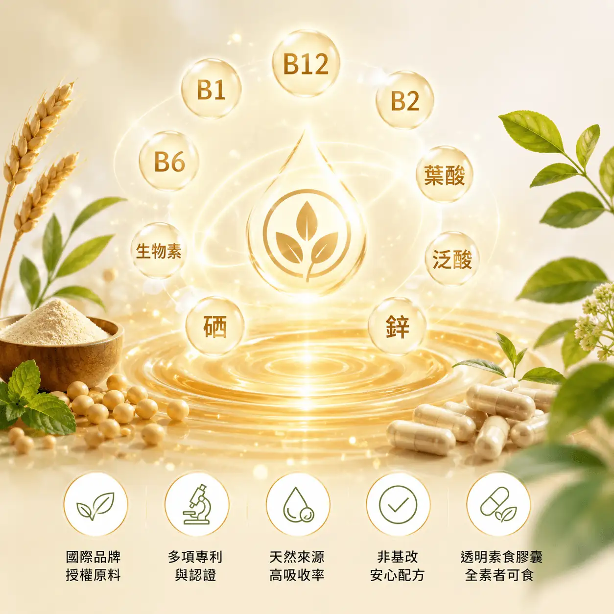 TOPVITA 酵母B群加鋅加硒品牌原料